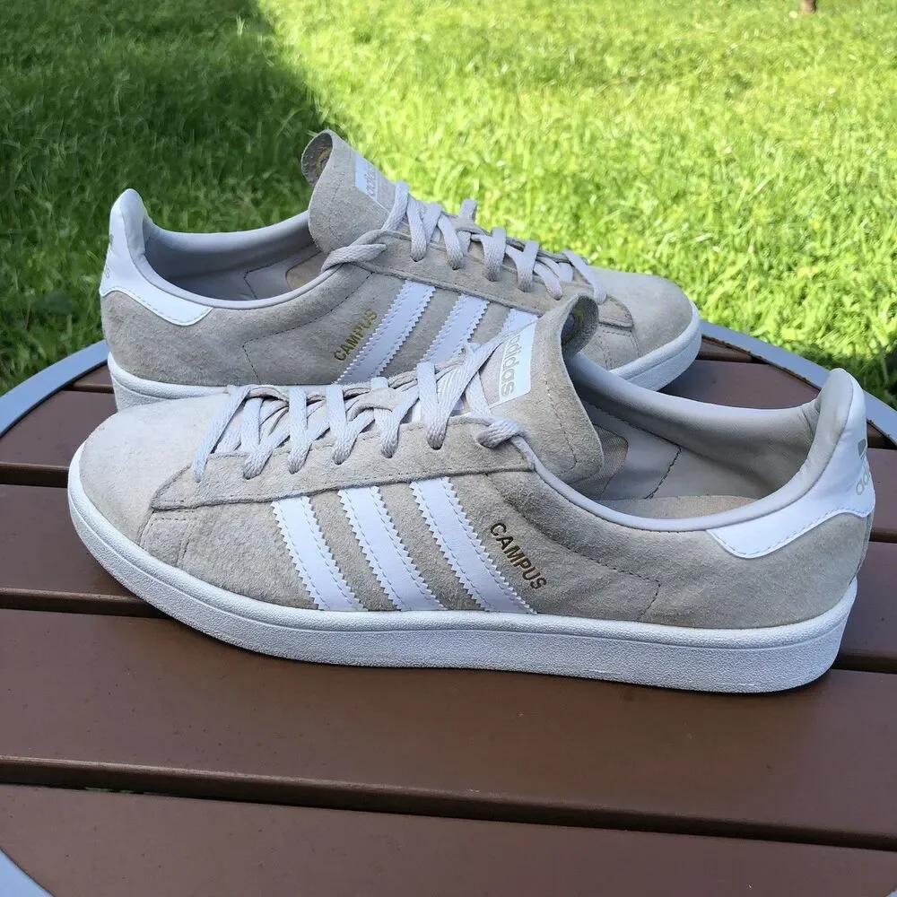 Adidas Campus 00s Sneakers Women 9.5 Beige Wonder Suede Retro Casual 117487339